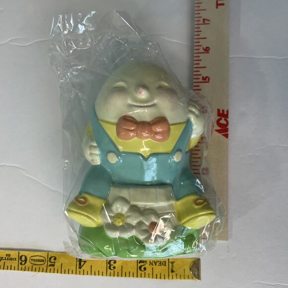 Vintage Avon Humpty Dumpty Hand Painted Bank 1982 New In Box - Picture 8 of 10